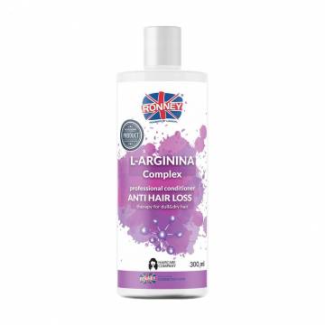 Кондиционер Ronney L-Arginina Complex Anti Hair Loss Conditioner для ослабленных волос, против выпадения, 300 мл Кондиционер Ronney L-Arginina Complex Anti Hair Loss Conditioner для ослабленных волос, против выпадения, 300 мл