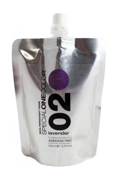 Тонирующая маска для волос Trendy Hair Special One Color Semi-Permanent Mask 02 Lavender, 200 мл