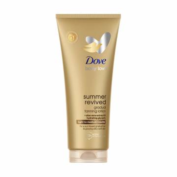 Лосьон-автозагар для тела Dove Summer Revived Self-Tanning Body Lotion Fair to Medium, от светлого до среднего, 200 мл Лосьон-автозагар для тела Dove Summer Revived Self-Tanning Body Lotion Fair to Medium, от светлого до среднего, 200 мл