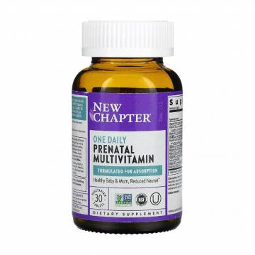 Витаминно-минеральный комплекс для беременных New Chapter One Daily Prenatal Multivitamin, 30 таблеток Витаминно-минеральный комплекс для беременных New Chapter One Daily Prenatal Multivitamin, 30 таблеток