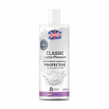 Кондиционер Ronney Classic Latte Pleasure Protective Conditioner для всех типов волос, с протеинами, 1 л Кондиционер Ronney Classic Latte Pleasure Protective Conditioner для всех типов волос, с протеинами, 1 л