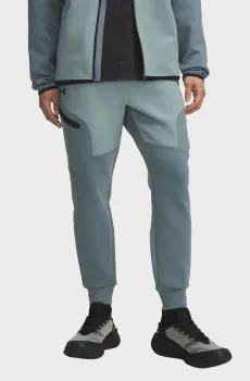 Мужские бирюзовые спортивные брюки UA Unstoppable Flc Jgr EU Бирюзовый XL Under Armour 1389353-587