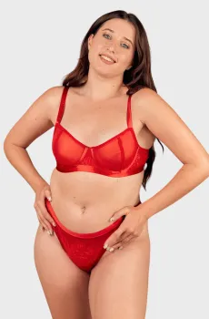 Женский красный бюстгальтер Красный 85D brabrabra SLZ26301005
