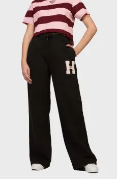 Женские черные спортивные брюки TJW H GRAPHIC SWEAT PANT Черный XS Tommy Jeans DW0DW20558