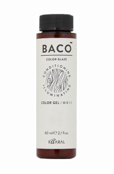 Уценка! Полуперманентная краска для волос Kaaral Baco Color Glaze 6.66 Темный блондин интенсивно-красный, 60 мл