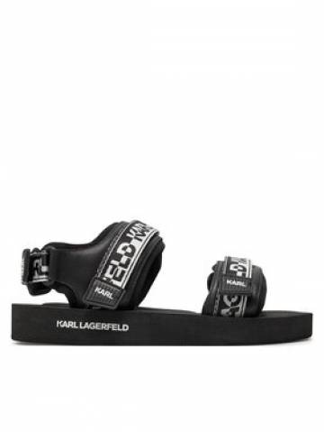 KARL LAGERFELD Босоніжки KL70511 Чорний KARL LAGERFELD Босоніжки KL70511 Чорний