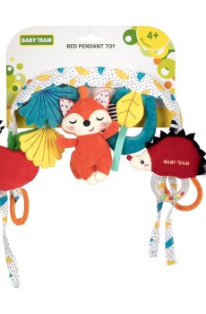 Развивающая игрушка-подвеска на кроватку Baby Team, от 4 месяцев, 32*29*6 см (8581)