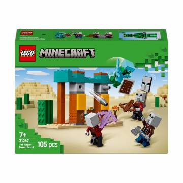 Конструктор LEGO Minecraft Пустынный патруль разбойника, 105 деталей, от 7 лет (21267) Конструктор LEGO Minecraft Пустынный патруль разбойника, 105 деталей, от 7 лет (21267)