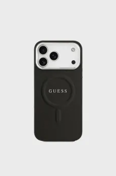 Черный чехол для телефона iPhone 17 Pro Max Черный ONESIZE Guess GUHMP.17XPSAREGSK;LOGO BLACK
