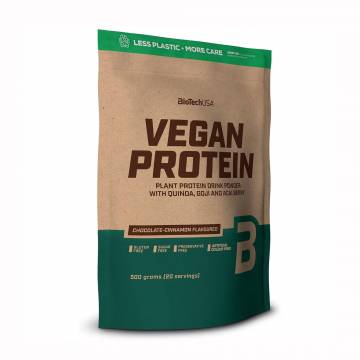 Протеин BioTech USA Vegan Protein Шоколад и корица, в порошке 500 г