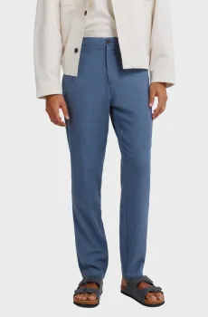 Мужские голубые брюки comfort slim fit Голубой 40 SPRINGFIELD 1553741