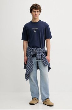 Хлопковая футболка Guess Originals