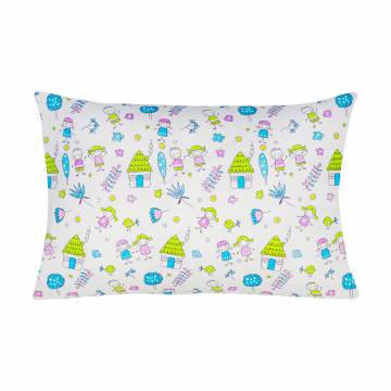 Наволочка бязевая Home Line Девочки и мальчики, белая, 40*60 см (163839) Наволочка бязевая Home Line Девочки и мальчики, белая, 40*60 см (163839)
