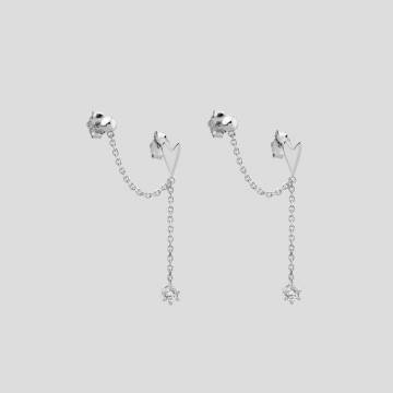 Серебряные серьги Minimal 20802 Серебряные серьги Minimal 20802