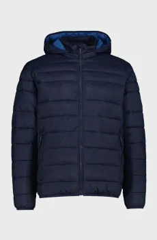 Мужская темно-синяя куртка SNAPS HOOD 3M THINSULAT Синий 50 CMP 34K2787-00NU
