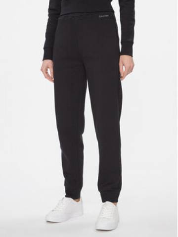 Calvin Klein Спортивні штани Metallic Micro Logo Jogger K20K206965 Чорний Regular Fit Calvin Klein Спортивні штани Metallic Micro Logo Jogger K20K206965 Чорний Regular Fit