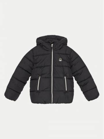United Colors Of Benetton Пуховик 2LETCN04Y Чорний Regular Fit United Colors Of Benetton Пуховик 2LETCN04Y Чорний Regular Fit