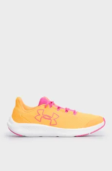 Детские оранжевые кроссовки UA GGS Charged Pursuit 3 BL Оранжевый 6.5 Under Armour 3026713-800