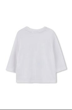 Хлопковый детский лонгслив BOSS