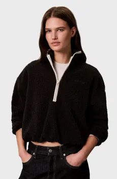 Женская черная спортивная кофта CONTRAST Черный XS Calvin Klein LVGWF6W303