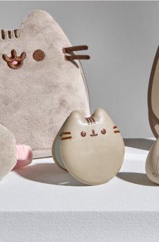 Складане компактне дзеркало Pusheen The Cat - бежевий