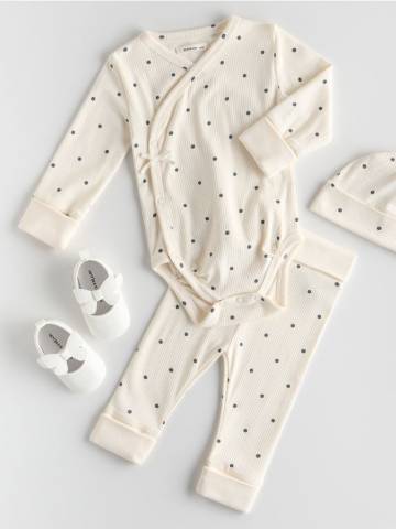 Reserved - Бавовняний комплект - кремовий - 863GK-01X