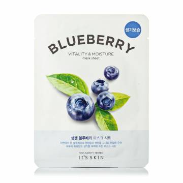 Тканевая маска для лица Its Skin The Fresh Blueberry Mask Sheet с черникой, 21 г Тканевая маска для лица Its Skin The Fresh Blueberry Mask Sheet с черникой, 21 г