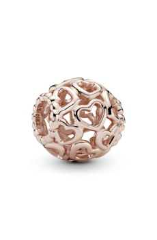 Намистина з мереживними серцями