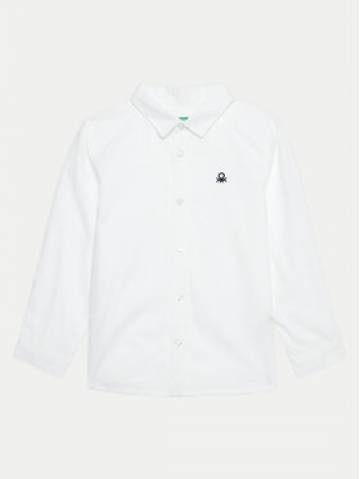 United Colors Of Benetton Сорочка 54AZGQ00J Білий Regular Fit United Colors Of Benetton Сорочка 54AZGQ00J Білий Regular Fit