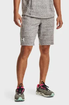 Мужские серые шорты UA RIVAL TERRY SHORT Серый S Under Armour 1361631-112