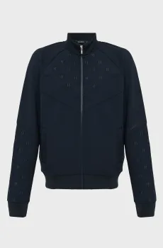 Мужская темно-синяя спортивная кофта Синий 3XL Karl Lagerfeld 563902.705014;690