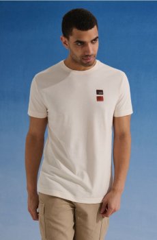 MEN`S T-SHIRT - кремовий