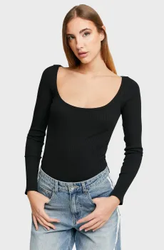 Женское черное боди Черный M Tally Weijl SBOCOCOLGER