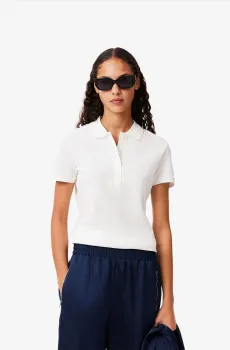 Женское белое поло Белый 34 Lacoste PF5462001