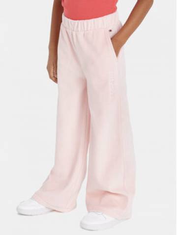 Tommy Hilfiger Спортивні штани KG0KG07409 M Рожевий Wide Leg Tommy Hilfiger Спортивні штани KG0KG07409 M Рожевий Wide Leg