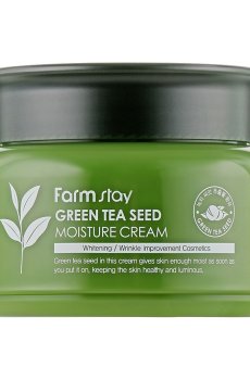 Увлажняющий крем для лица FarmStay Green Tea Seed Moisture Cream с зеленым чаем, 100 г