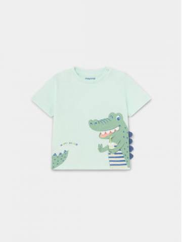Mayoral Футболка 1022 Зелений Regular Fit Mayoral Футболка 1022 Зелений Regular Fit