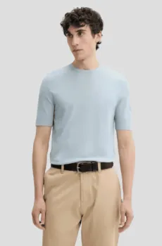 Мужская голубая футболка Голубой M HUGO 9738