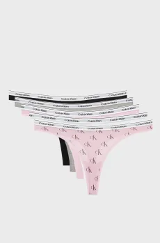 Женские трусики (5 шт) Разноцветный XS Calvin Klein LV00QD5221