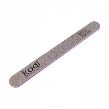 Пилка для ногтей Kodi Professional 220/220 грит прямая, коричневая, 178*19*4 мм Пилка для ногтей Kodi Professional 220/220 грит прямая, коричневая, 178*19*4 мм