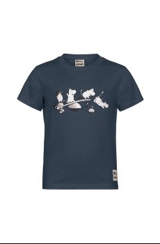 Детская хлопковая футболка Jack Wolfskin MOOMIN T-SHIRT K