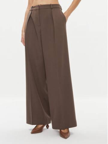 Calvin Klein Штани з тканини K20K205965 Коричневий Wide Leg Calvin Klein Штани з тканини K20K205965 Коричневий Wide Leg