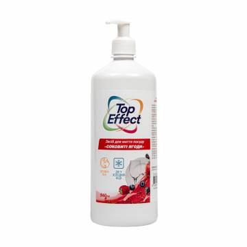 Средство для мытья посуды Top Effect Сочные ягоды, 940 мл Средство для мытья посуды Top Effect Сочные ягоды, 940 мл