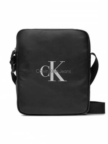 Calvin Klein Jeans Плоска сумка Monogram Soft Reporter 22 K50K511503 Чорний Calvin Klein Jeans Плоска сумка Monogram Soft Reporter 22 K50K511503 Чорний