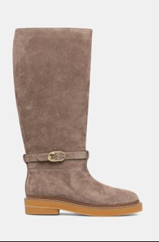 Замшевые сапоги Coccinelle