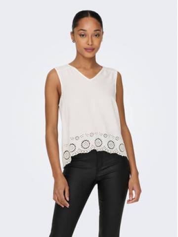 ONLY Блузка 15296317 Білий Regular Fit ONLY Блузка 15296317 Білий Regular Fit