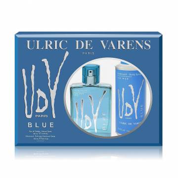 Парфюмированный набор мужской Ulric de Varens UDV Blue (туалетная вода, 100 мл + дезодорант-спрей, 200 мл) Парфюмированный набор мужской Ulric de Varens UDV Blue (туалетная вода, 100 мл + дезодорант-спрей, 200 мл)