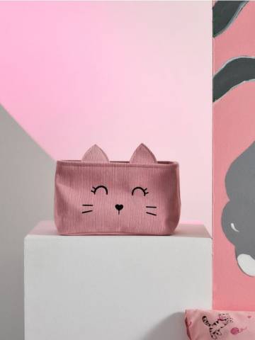 Кошик для зберігання - пастельний рожевий Кошик для зберігання - пастельний рожевий