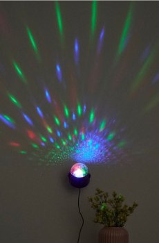 Дискотечний LED проєктор - різнобарвний