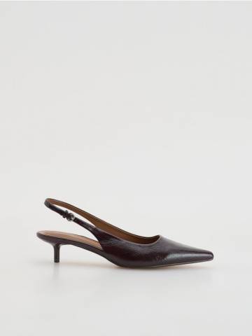 Reserved - Туфлі без задника - буряковий - 035FF-83X